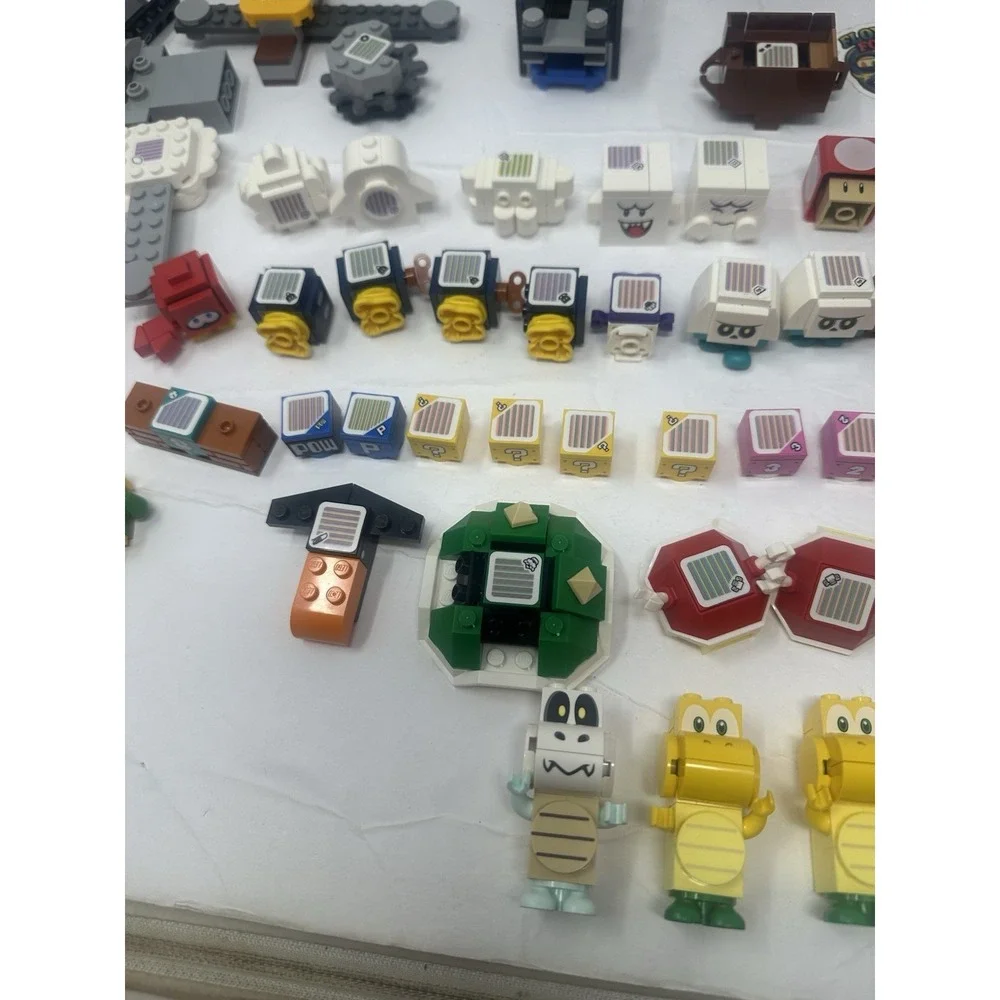 LEGO Super Mario Action Brick Barcode Tile Character Lot Goomba Yoshi Bowser